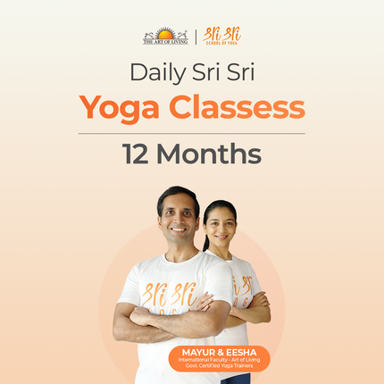 Daily Sri Sri Yoga Classes - 12 Months