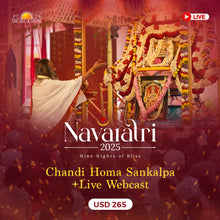 Load image into Gallery viewer, NAVARATRI 2025 SANKALPA and Live Webcast!
