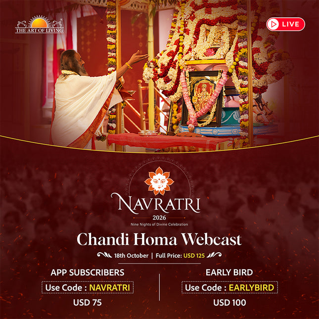 Navratri 2026 - Online Celebrations with Gurudev.