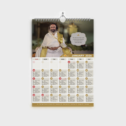 Wall Calendar - 2026