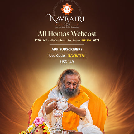 Navratri 2026 - Online Celebrations with Gurudev.