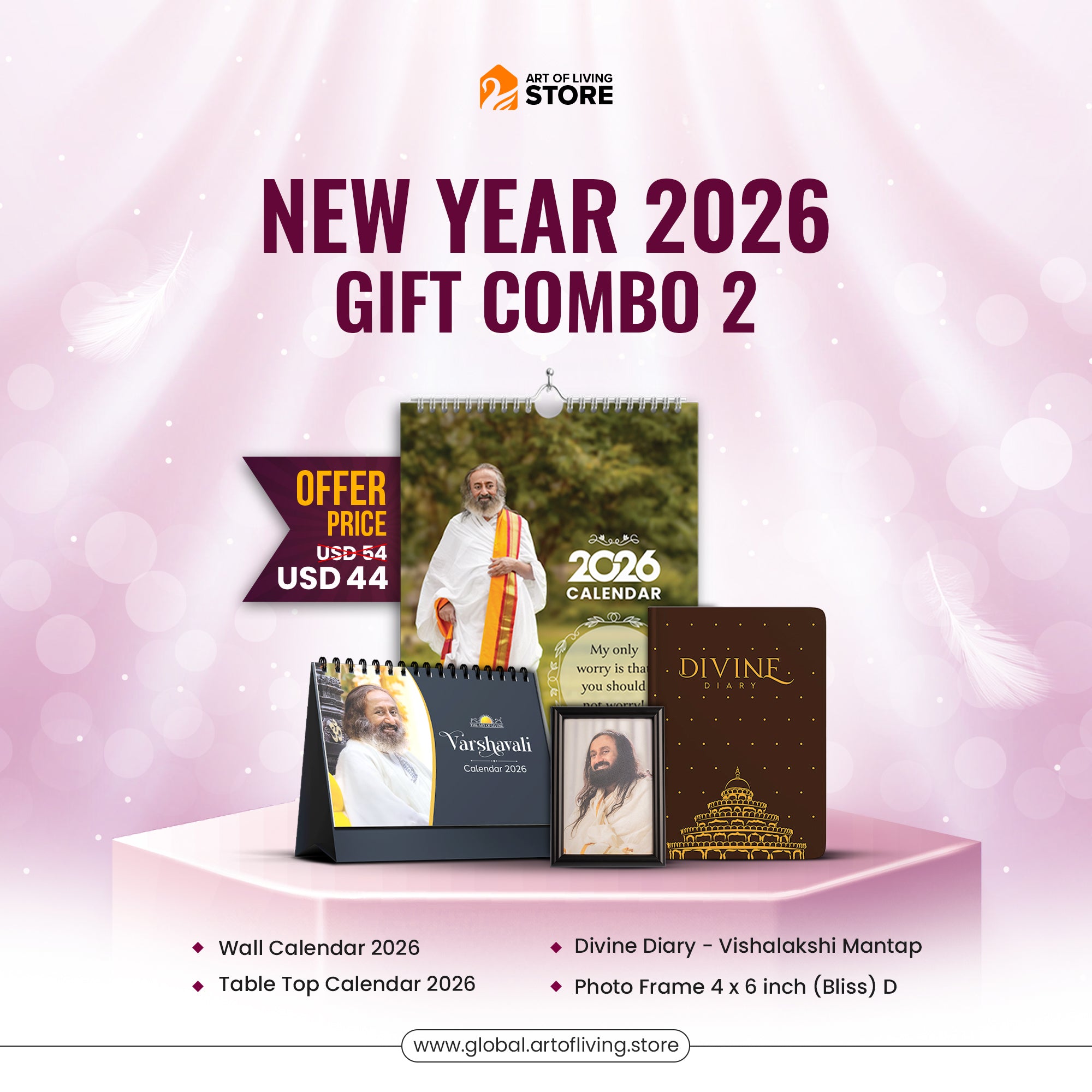 Calendar 2026 & Diary Combo Pack