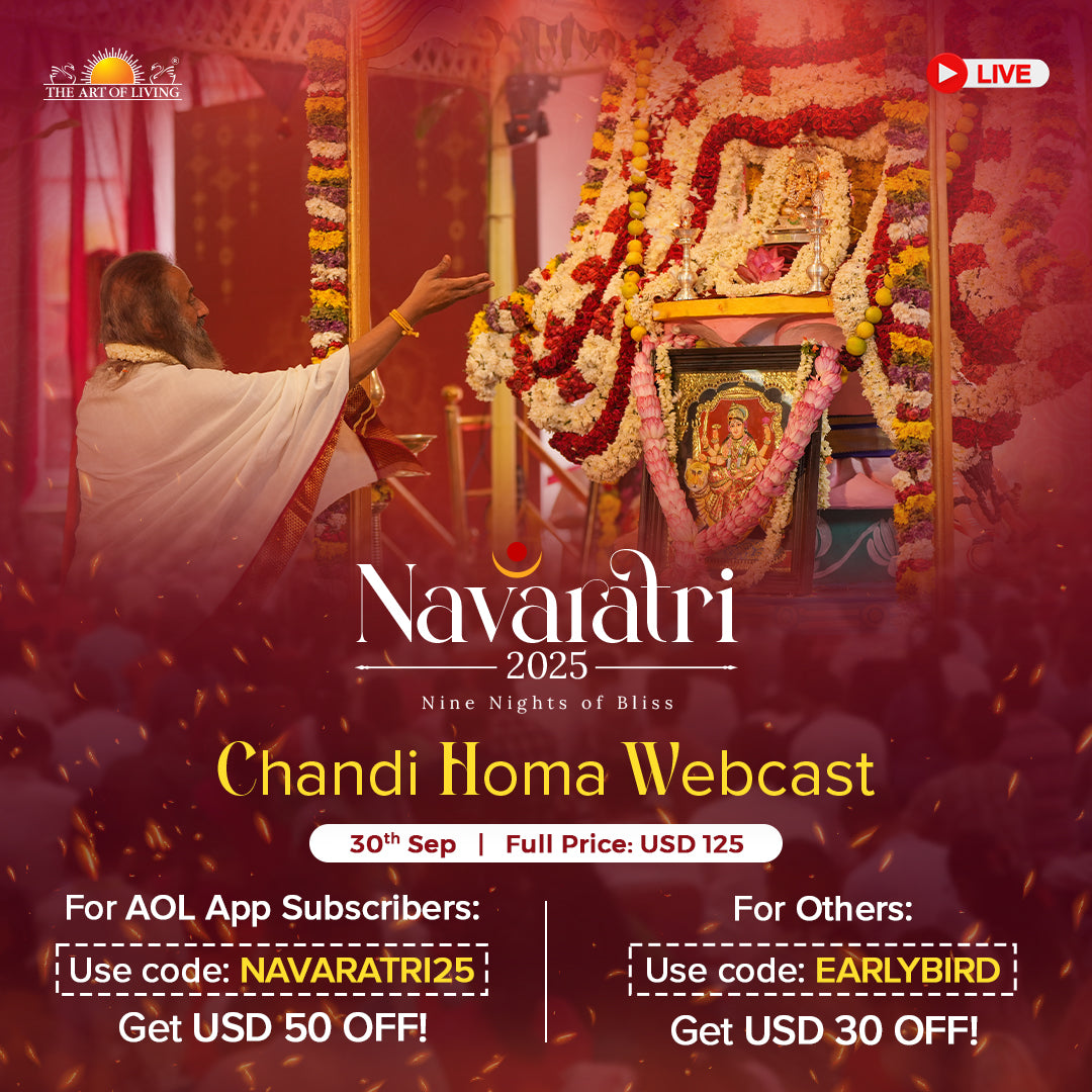 Navaratri 2025 - Online Celebrations with Gurudev.