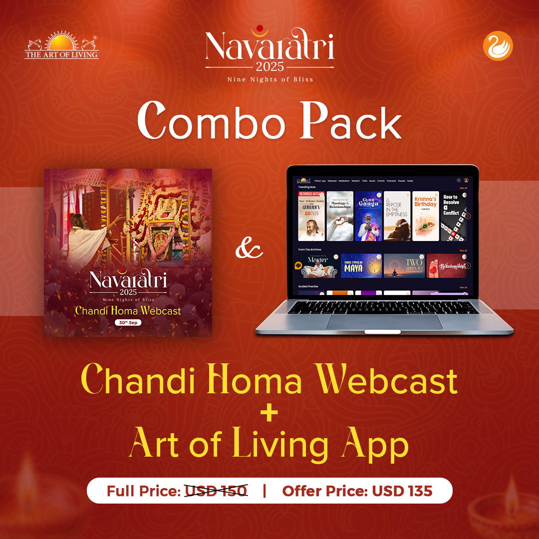 Navaratri 2025 Online Homas & Celebrations  + Art of Living App Combo