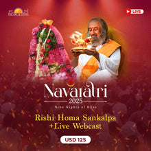 Load image into Gallery viewer, NAVARATRI 2025 SANKALPA and Live Webcast!
