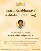 Learn Kalabhairava Ashtakam Chanting with Sadhvi Sriprabha Ji (Morning Session)